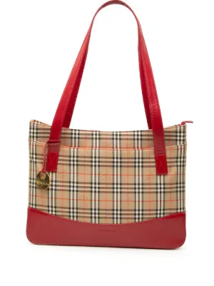 Burberry Pre-Owned 2000-2026 ヘイマーケット チェック キャンバス