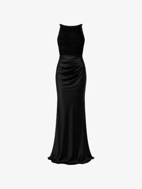 Elisabetta Franchi Red Carpet ruffled draped dress