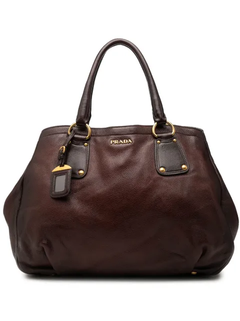Prada Pre-Owned bolso shopper Sfumato Cervo Antik Shopping 2010-2026