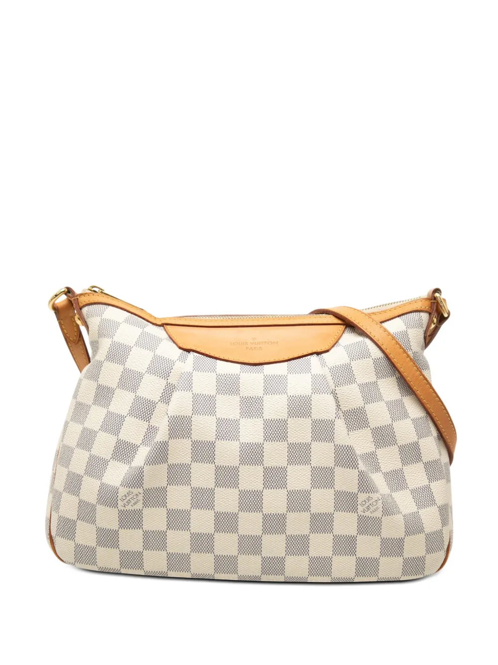 Louis Vuitton Pre-Owned 2010 Damier Azur Siracusa PM crossbody bag - Bianco