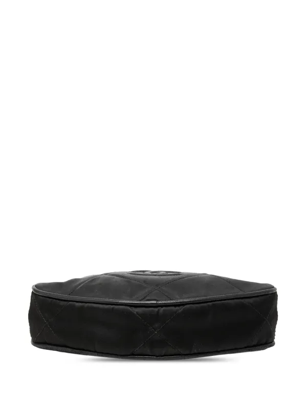 CHANEL Pre-Owned 1989-1991 ココマーク マトラッセ サテン タッセル 