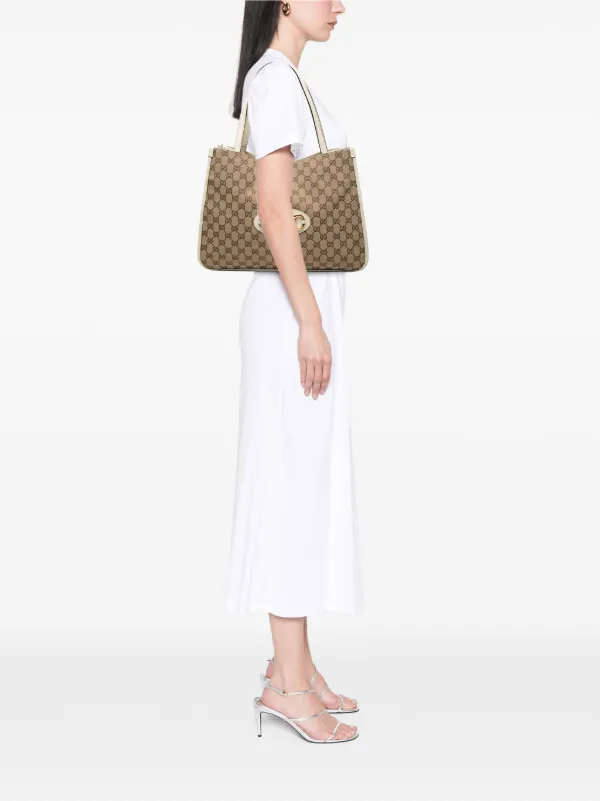 Gucci Pre-Owned 2000-2015 ミディアム GGキャンバス ホースビット