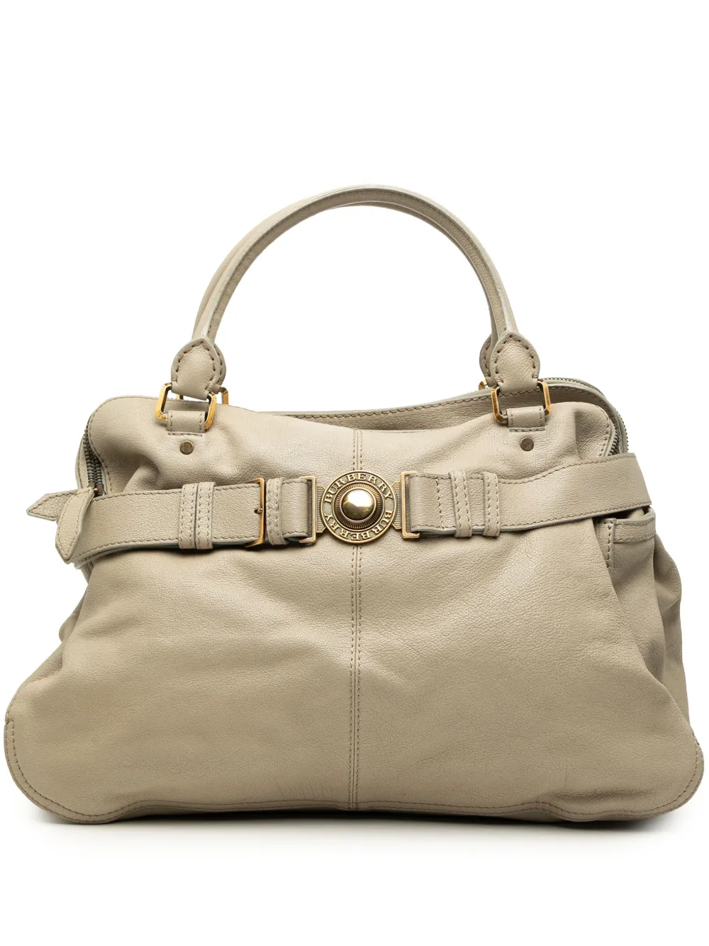 Burberry Pre-Owned 2000-2017 Leather Lambeth tote bag - Grey