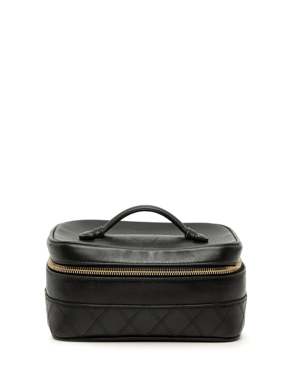 CHANEL Pre-Owned 1996-1997 CC Quilted Lambskin vanity bag - Nero