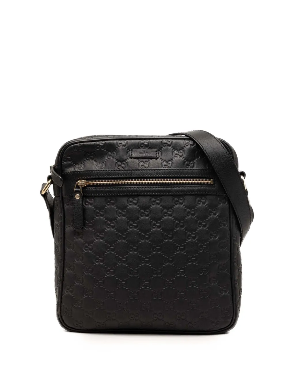 Gucci Pre-Owned 2000-2015 Guccissima crossbody bag - Nero