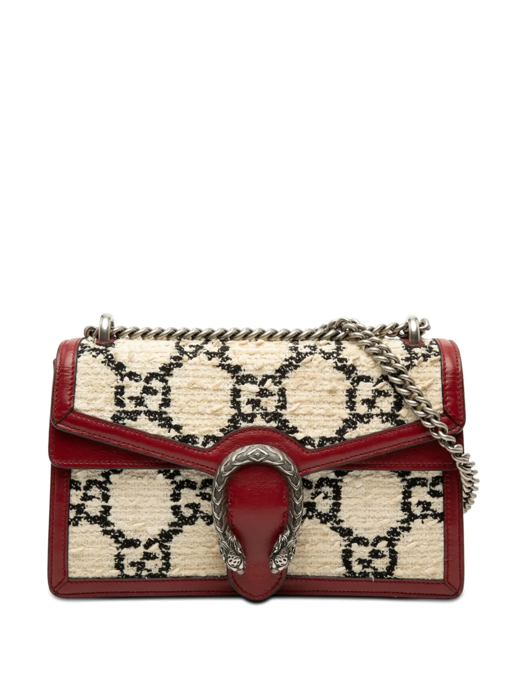 Gucci Pre-Owned 2000-2015 Medium GG Tweed Dionysus shoulder bag - Toni neutri