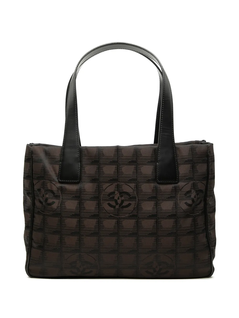 CHANEL Pre-Owned 2004-2005 New Travel Line Nylon tote bag - Marrone