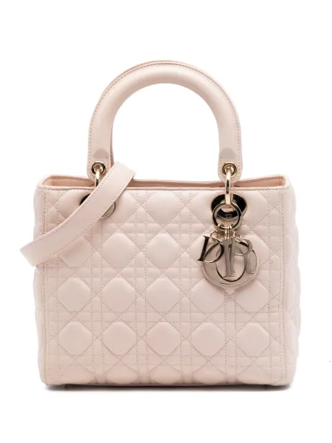 Christian Dior Pre-Owned 2017 Medium Lambskin Cannage Lady Dior satchel
