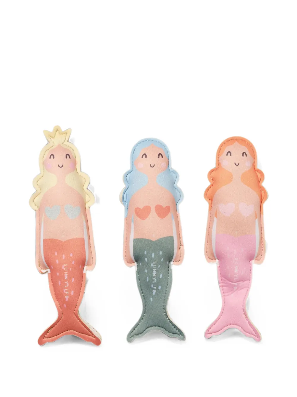 Sunnylife Kids Dive Buddies mermaid toys (set of three) - Nude