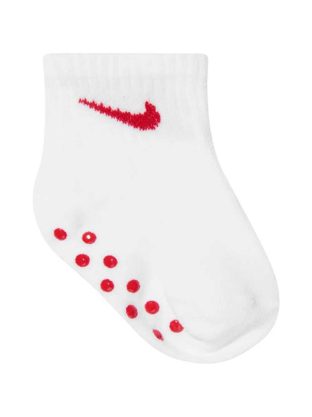 Nike Kids Zes paar sokken met logodetail Wit