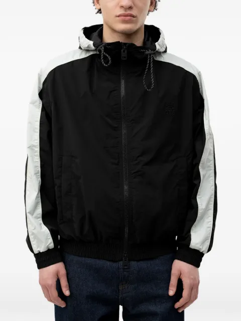 HUGO hooded panelled jacket