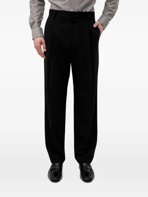 HUGO pleated straight-leg trousers
