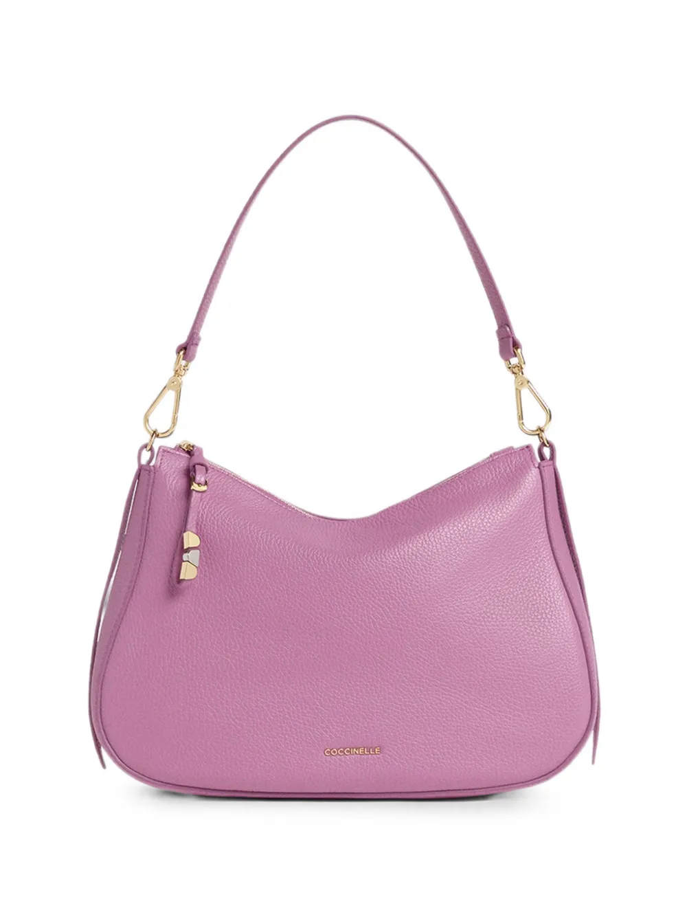 Coccinelle small Nory logo-lettering shoulder bag - Purple