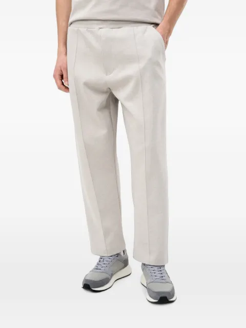 BOSS pin-tucked elasticated-waist trousers