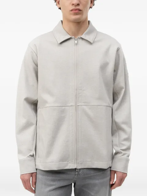 BOSS zip-up long-sleeve shirt
