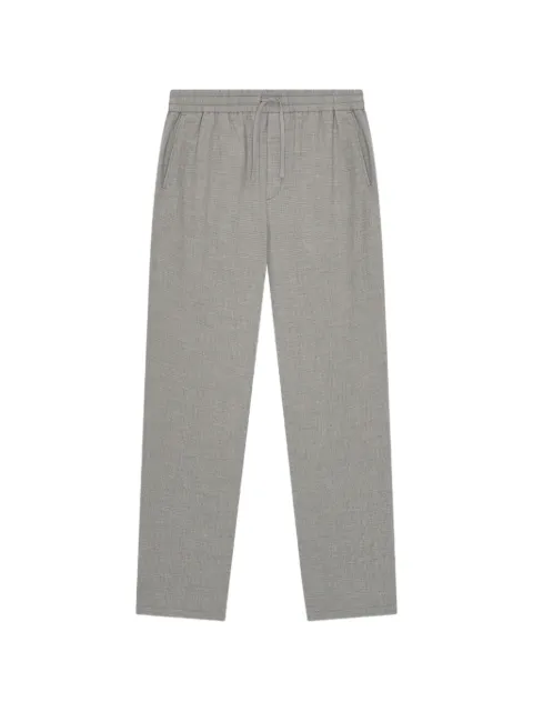Les Deux drawstring-waist melange trousers