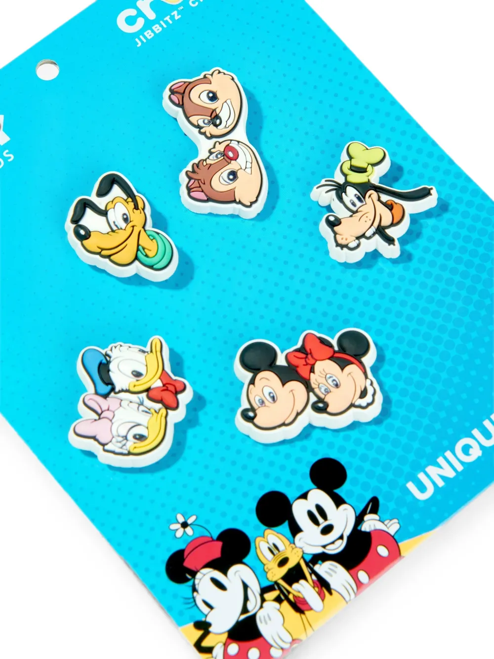 Crocs Kids Disney Jibbitz shoe charms (five-pack set) Wit