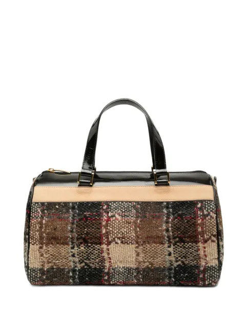 Burberry Pre-Owned 2000-2017 Plaid Wool boston bag