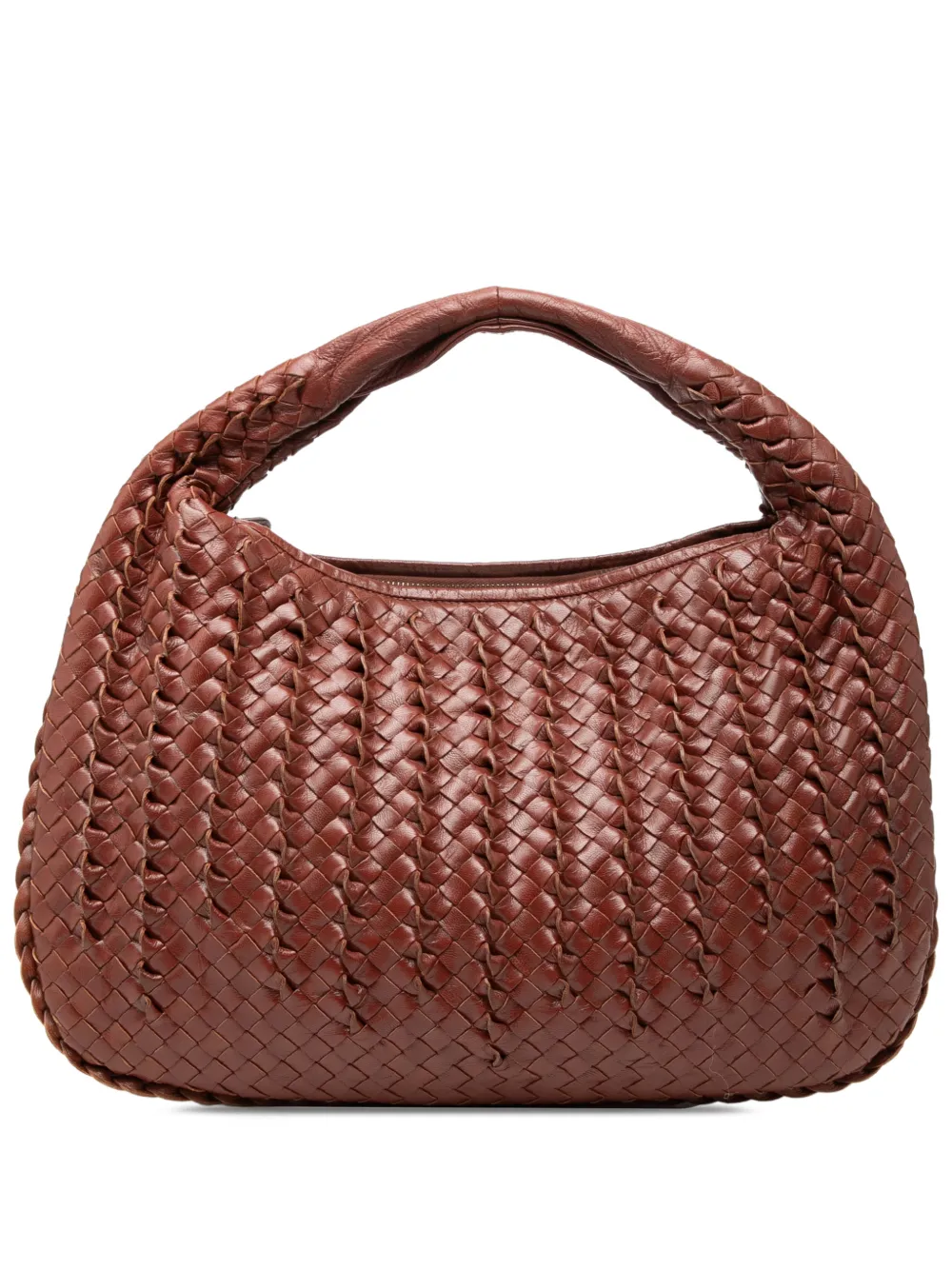 Bottega Veneta Pre-Owned 2009 Small Nappa Intrecciato Tornabuoni hobo bag - Brown