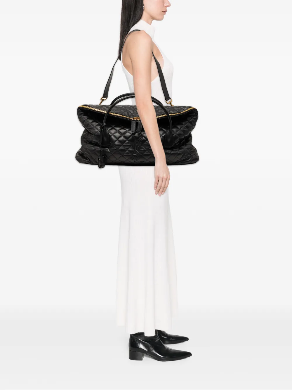 Saint Laurent Pre-Owned 2023 キルティング カーフスキンES 
