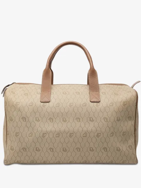 Christian Dior Pre-Owned 20th Century Honeycomb Coated Canvas boston bag
