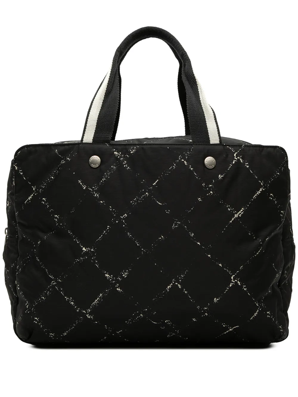 CHANEL Pre-Owned 1997-1999 Old Travel Line Nylon handbag - Nero