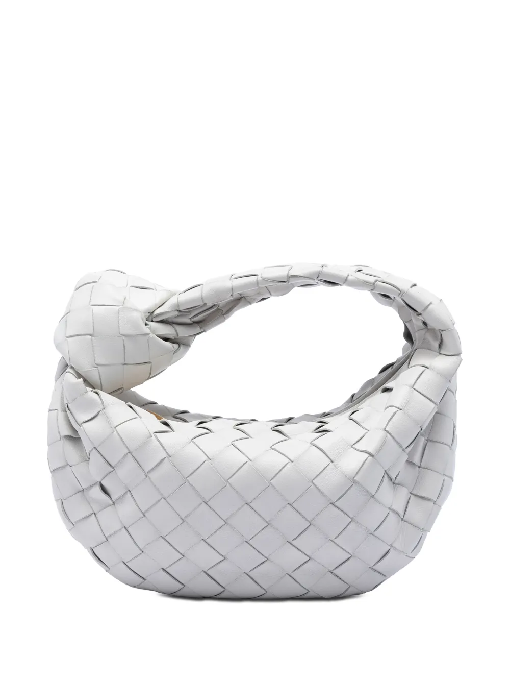 Bottega Veneta Pre-Owned 2012-2026 mini Intrecciato Jodie Tasche aus Nappaleder - Weiß