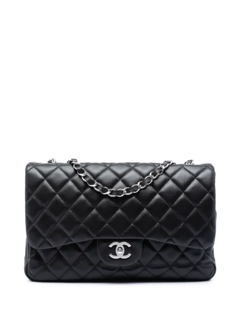 CHANEL Pre-Owned 2008-2009 Jumbo Classic Lambskin Single Flap shoulder bag