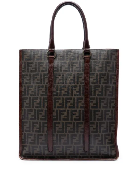 Fendi Pre-Owned 2000-2010 Zucca Coated Canvas Vertical tote bag