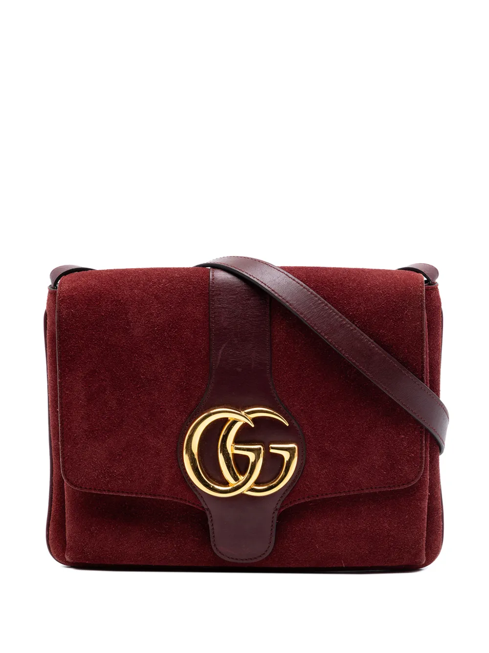 Gucci Pre-Owned 2016-2026 Medium Suede Arli crossbody bag - Rosso