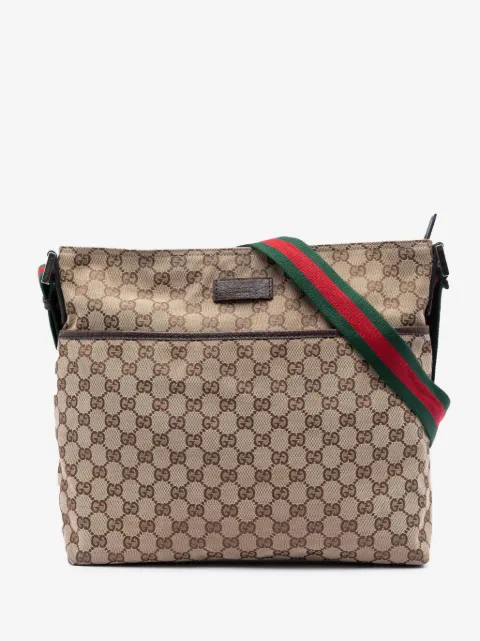 Gucci Pre-Owned 2016-2026 Web Umhängetasche aus GG Canvas
