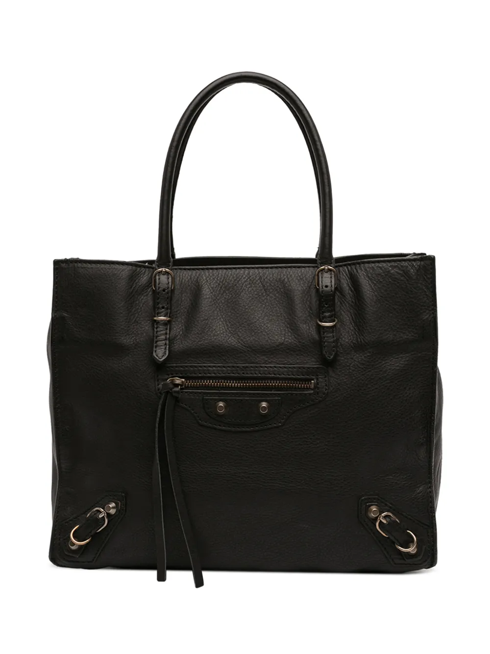 Balenciaga Pre-Owned 2005-2026 Calfskin Papier A6 tote bag - Nero