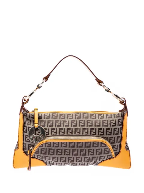 Fendi Pre-Owned bolso de hombro Chef Pocket de lona con monograma Zucchino 2000-2010