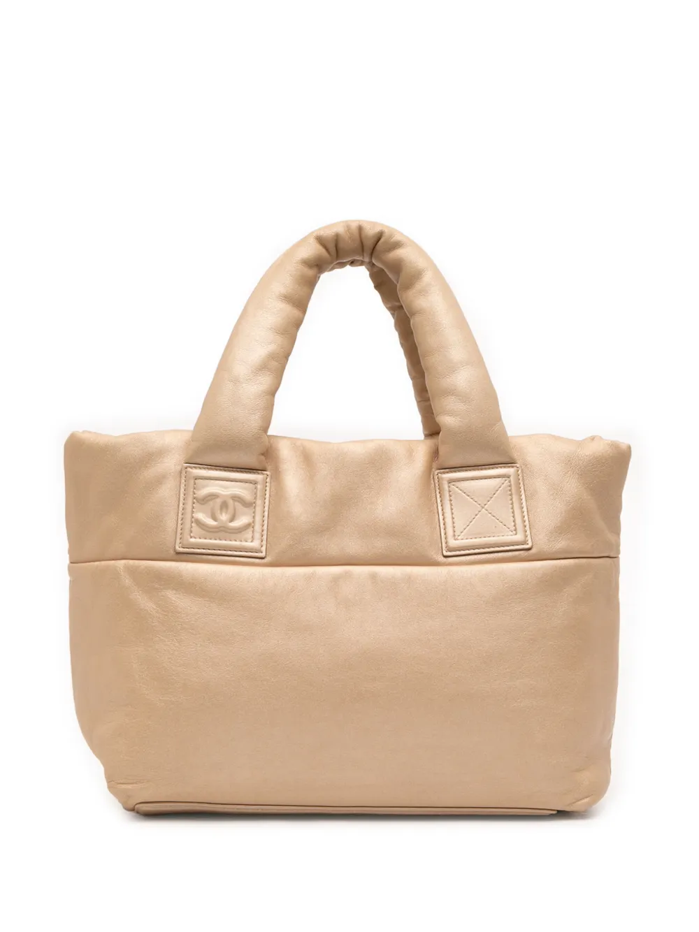 CHANEL Pre-Owned 2009-2010 Small Lambskin Coco Cocoon Reversible tote bag - Oro