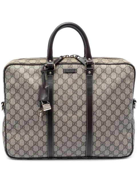 Gucci Pre-Owned maletín para portátil con motivo GG Supreme 2016-2025