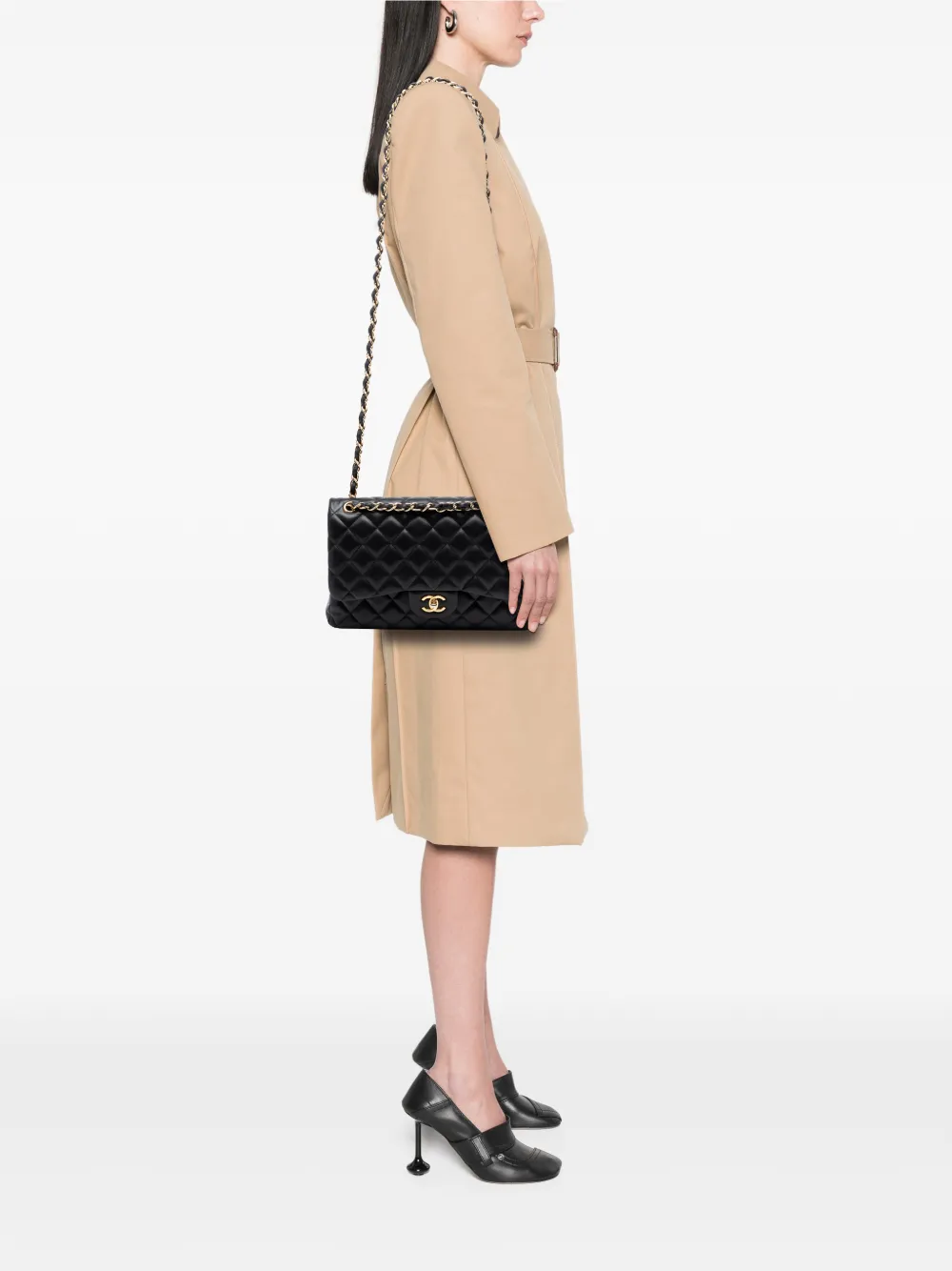 CHANEL Pre-Owned 2012-2013 Jumbo Classic Lambskin Double Flap