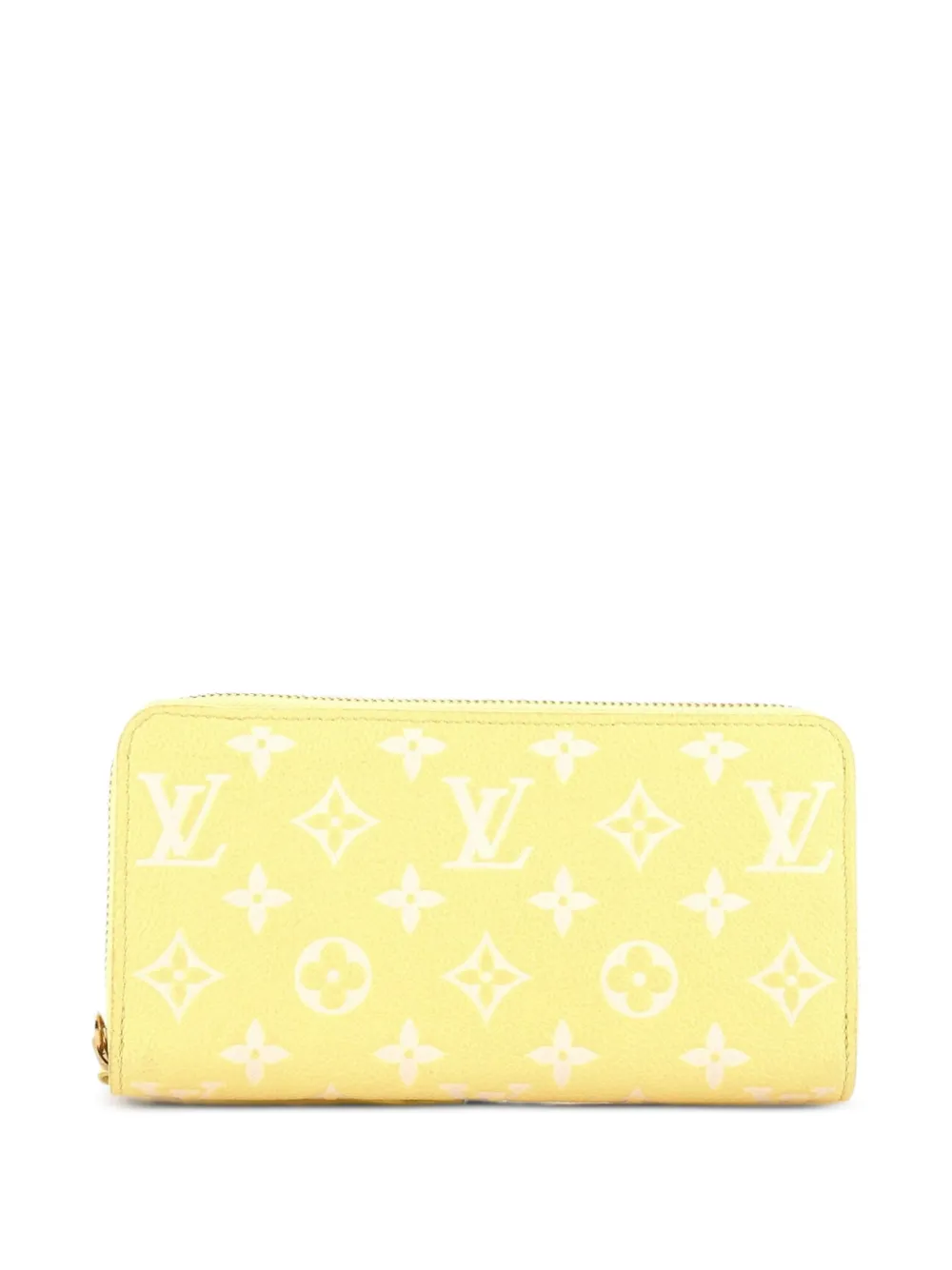 Louis Vuitton Pre-Owned Portafoglio Zippy Wallet Spring in the City Monogram Empreinte piccolo - Giallo