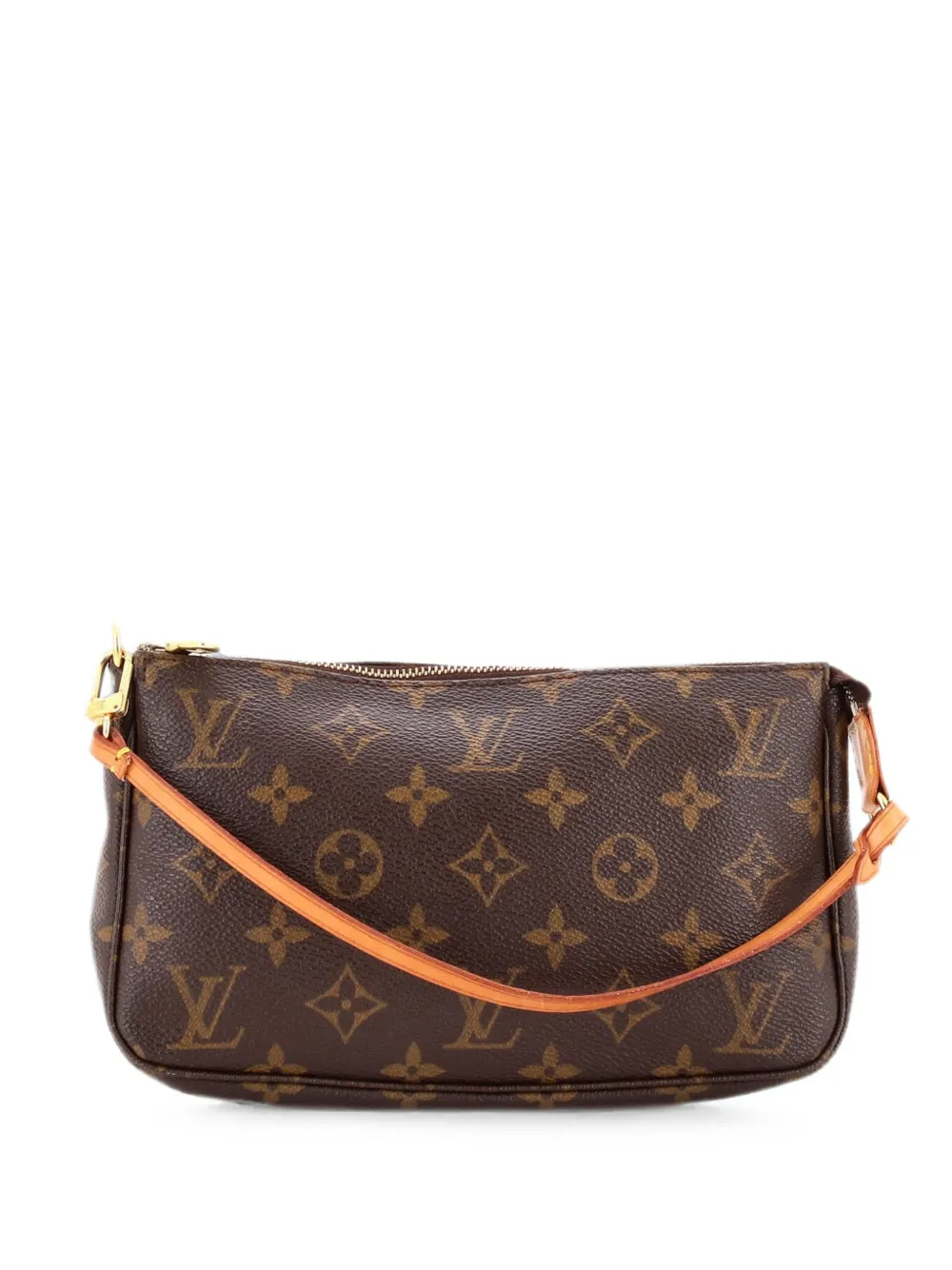 Louis Vuitton Pre-Owned Pochette Accessoires Clutch aus Canvas mit Monogramm - Braun