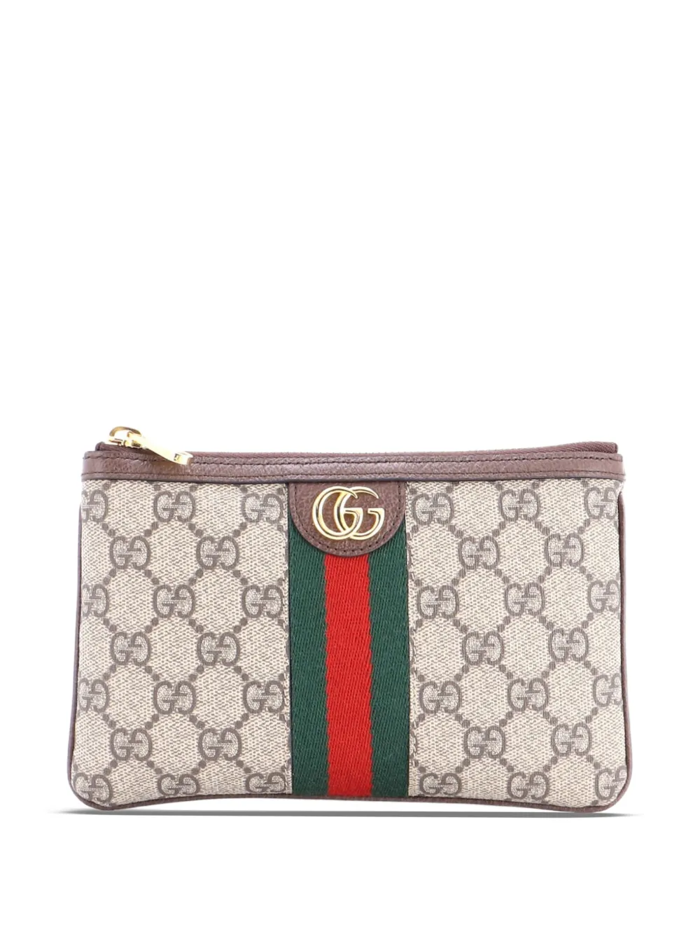 Gucci Pre-Owned Marsupio Ophidia Heart Utility Double GG - Marrone