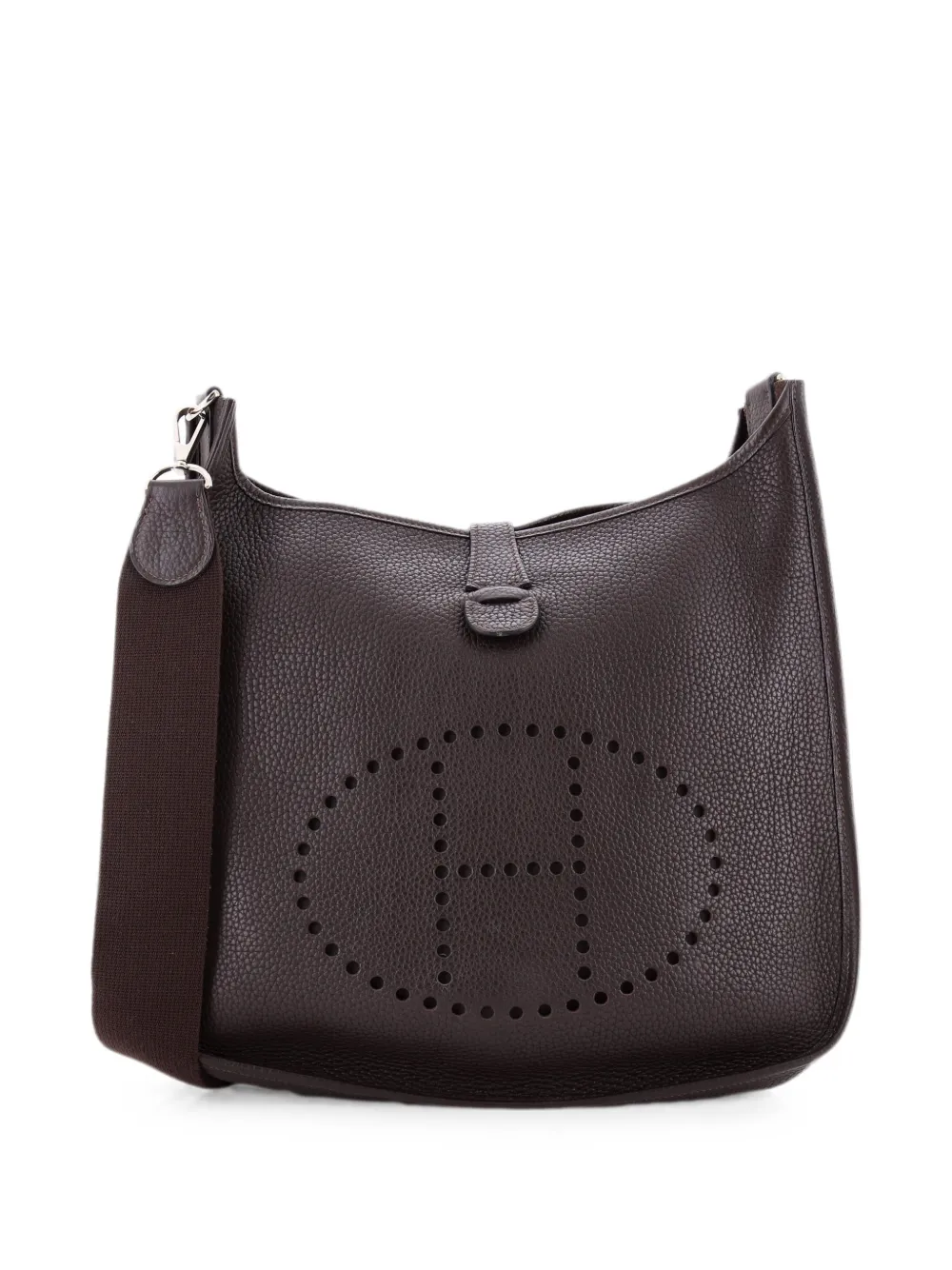 Hermès Pre-Owned Borsa a tracolla Evelyne Gen II GM in pelle Clemence - Marrone