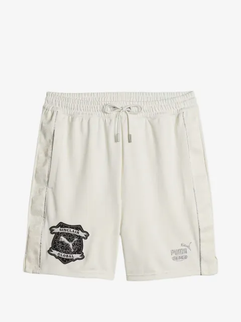 PUMA x Sinclair logo-patch track shorts