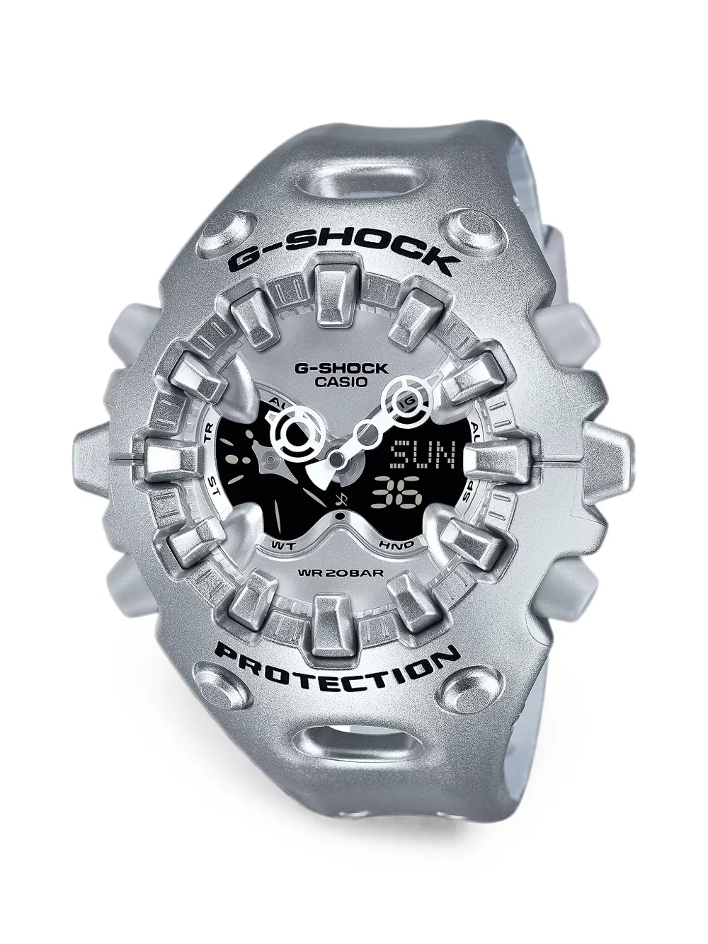 Casio G-Shock GA-V01 Ana-Digi 51mm watch - Argento
