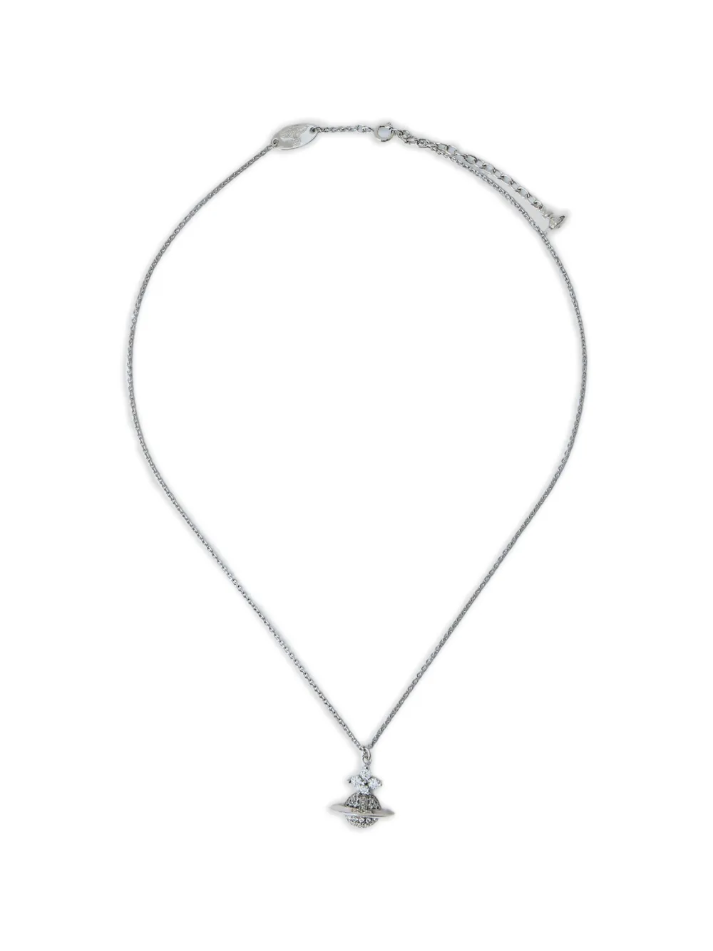 Vivienne Westwood Tiziana Halskette mit Logo-Anhänger - Silber