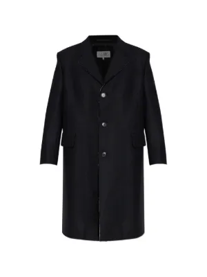 MM6 Maison Margiela トレンチコート | ブラック | FARFETCH JP