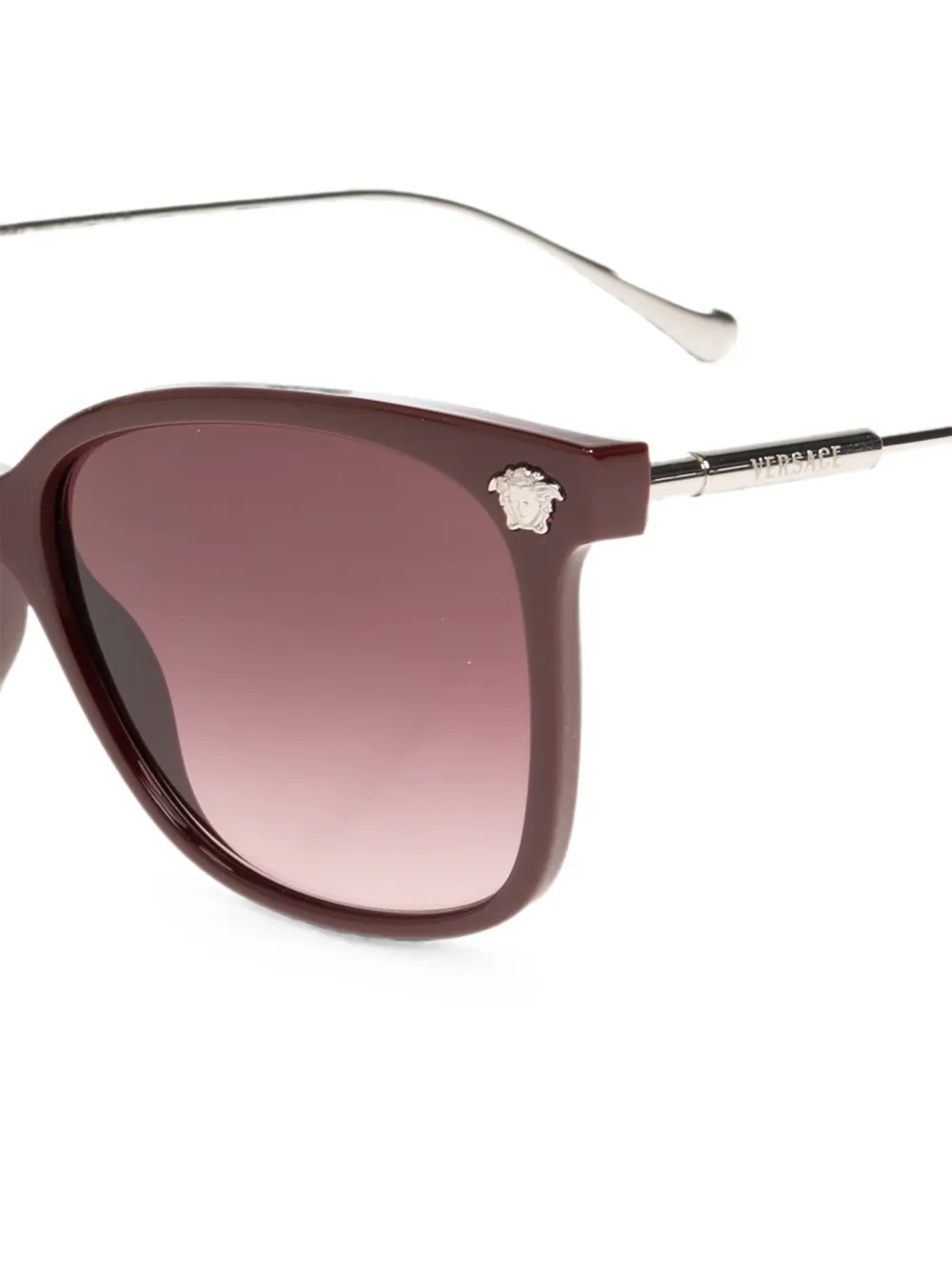 Versace Eyewear Medusa bril met vierkant montuur Rood