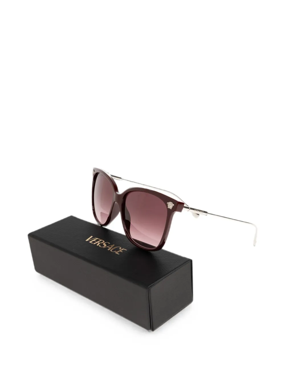 Versace Eyewear Medusa bril met vierkant montuur Rood