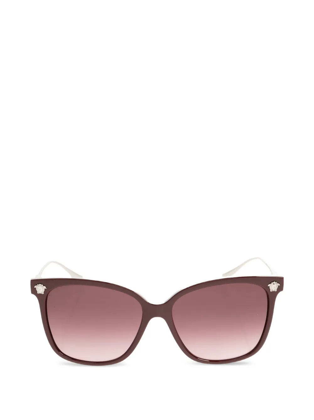 Versace Eyewear Medusa-plaque square-frame sunglasses - Rosso