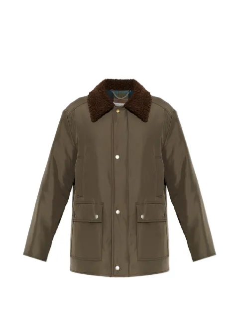 Maison Margiela shearling-collar flap-pocket jacket