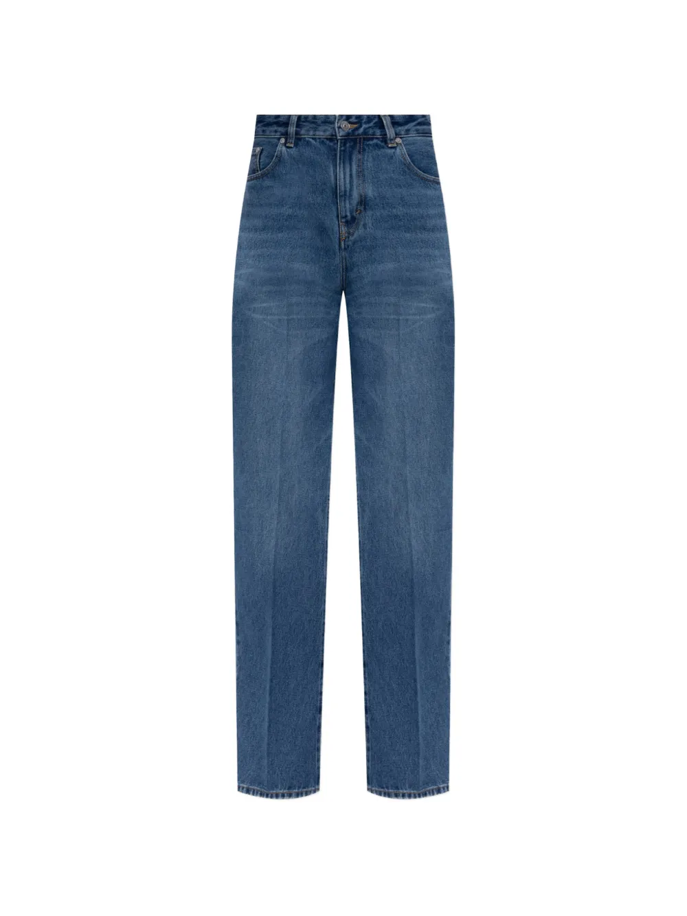Victoria Beckham pressed-crease jeans - Blu