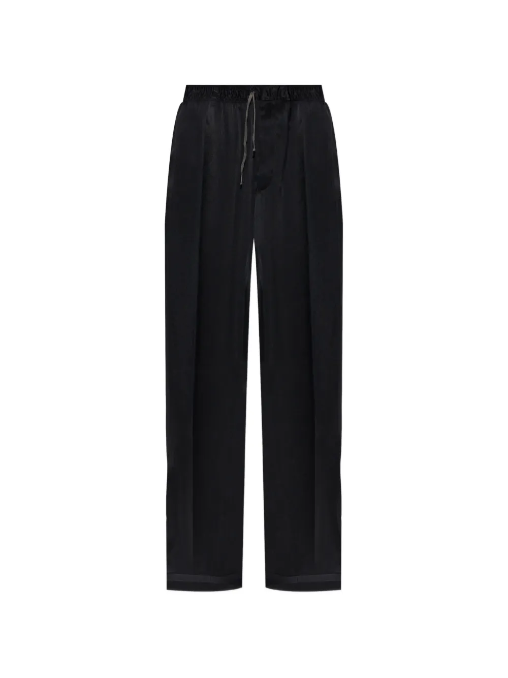 Maison Margiela satin drawstring trousers - Nero